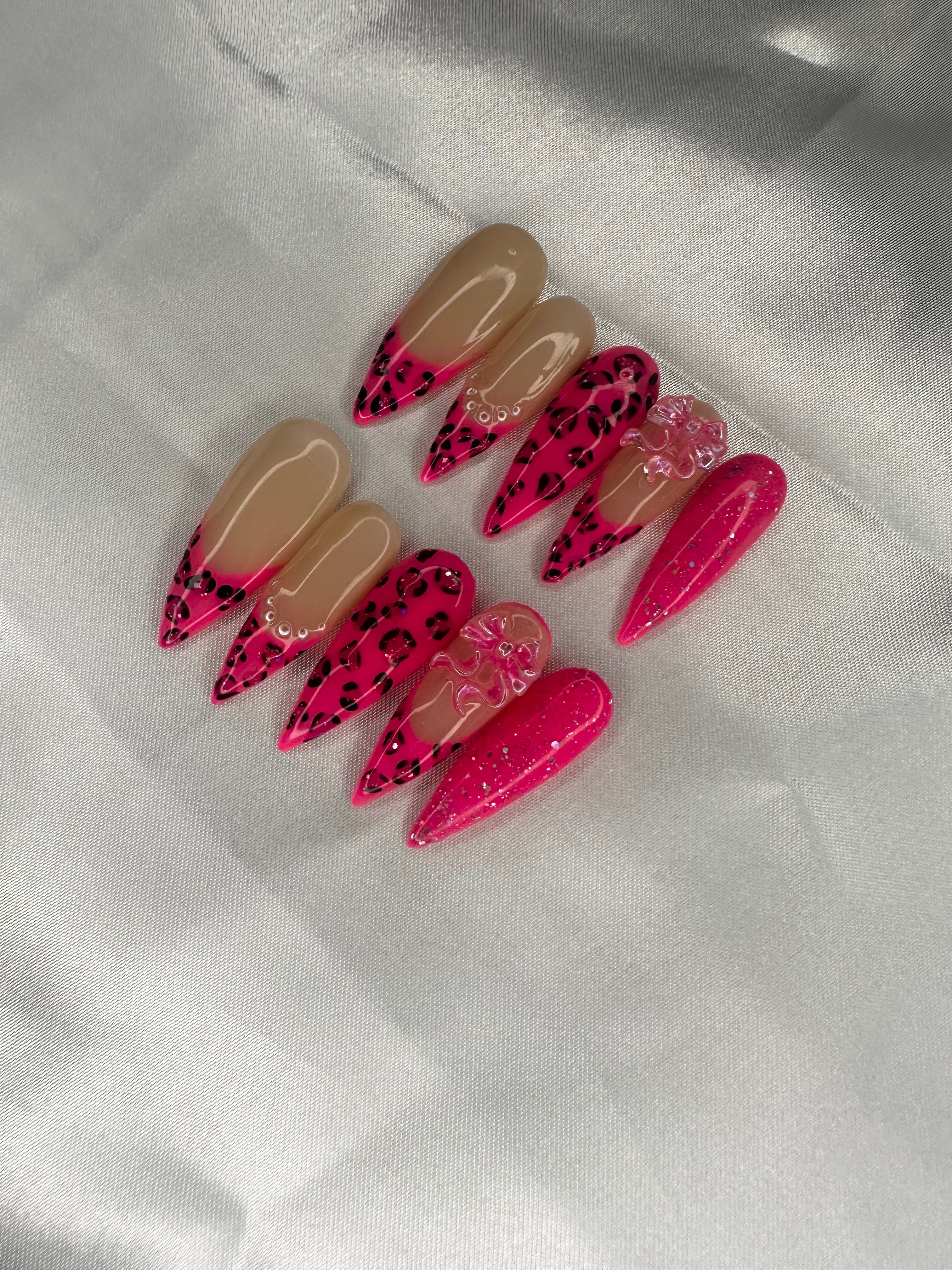 Bright Leopard Print Stiletto